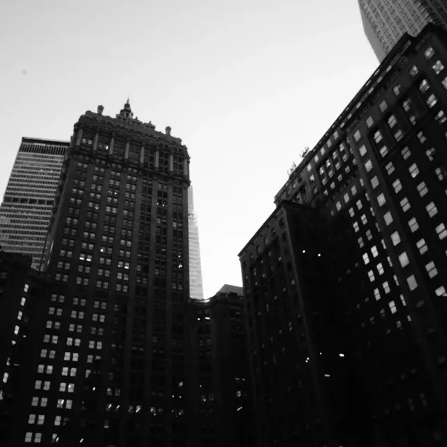Helmsley Building silhouette at dusk